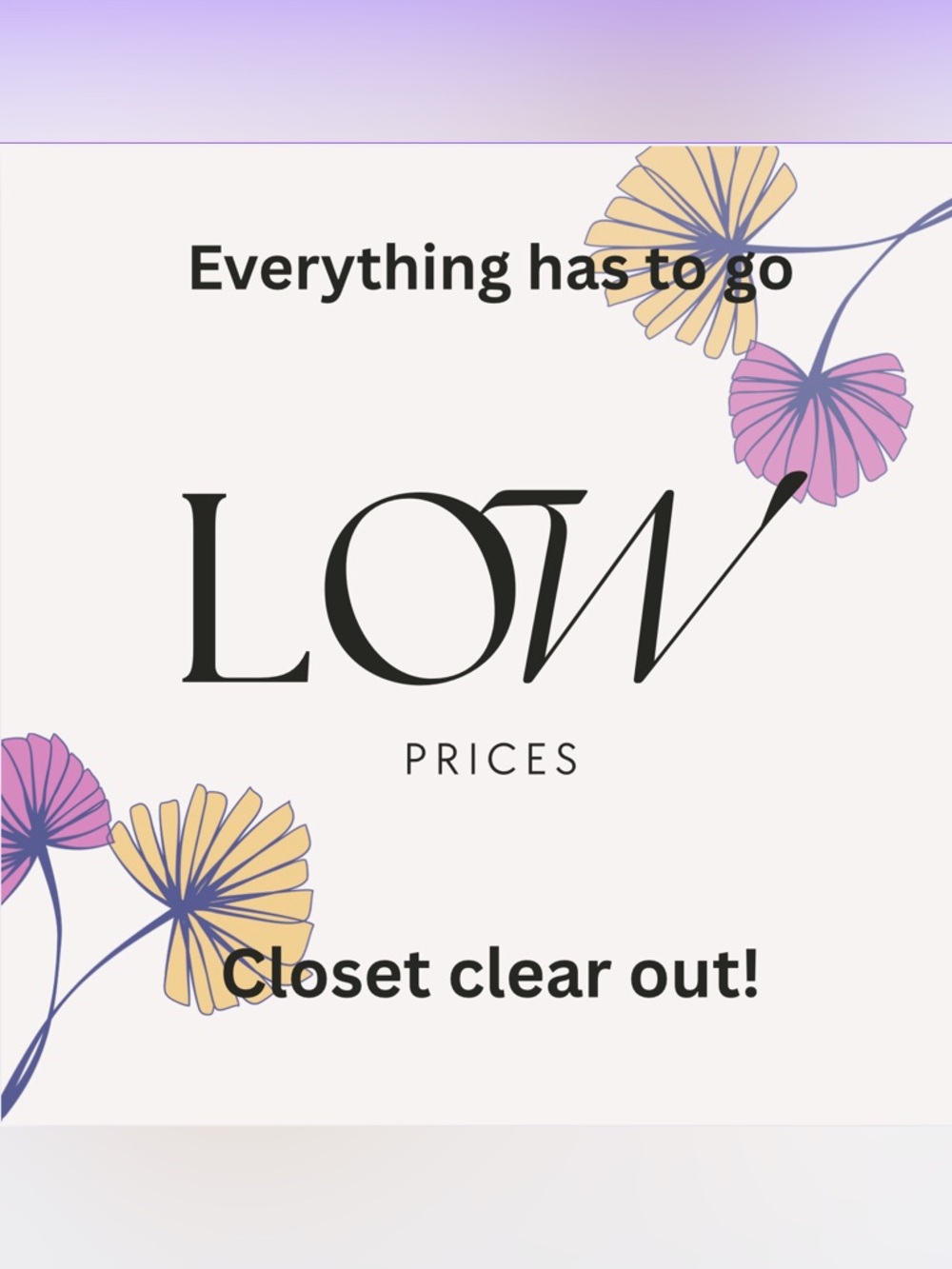 Clearing out lots of goodies! Lowering price on so many pretty items ❤️
